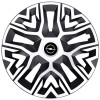 Set 4 Capace Roti 15 &quot; Best Alb-Negru, Compatibile Cu Opel