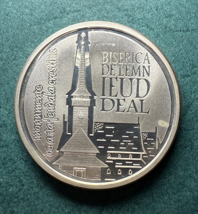 5 Lei 2006 Biserica de lemn Ieud Deal Argint Proof
