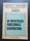 Ghid de investigații funcționale respiratorii - Ștefan Duțu, Zoica Jienescu