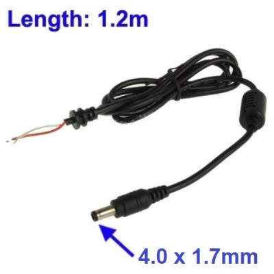 Cablu de alimentare 1.5m 90W mufa 4.0x1.7mm foto
