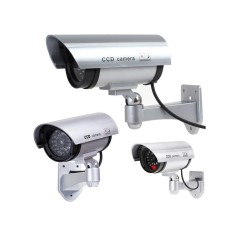 Camera de supraveghere falsa cu LED pentru zi ?i noapte - exterior - detectare mi?care - securitate - monitorizare - acasa foto