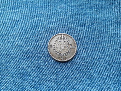 1f - 1 Krona 1946 Suedia / coroana argint foto
