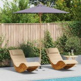 VidaXL Parasol de Grădină Gri &icirc;nchis 240 x 240 x 260 cm Bambus