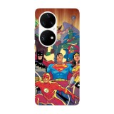 Husa compatibila cu Huawei Nova 8i model Cartoon Justice league, Silicon, TPU, Viceversa, Transparent, Carcasa