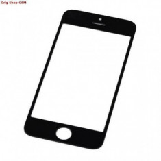 Carcasa (Sticla) Geam Apple iPhone 5 / 5S / 5C Negru OCH foto