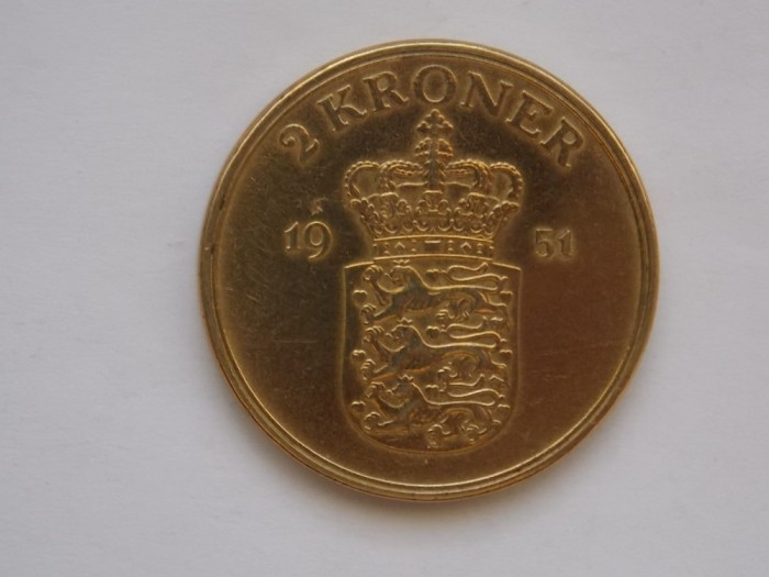 2 KRONER 1951 DANEMARCA