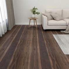 vidaXL Plăci de pardoseală autoadezive, 20 buc., maro, PVC, 1,86 m&sup2;