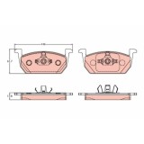 Placute frana Audi A1 Allstreet (Gbh), A1 City Carver (Gbh), A1 Sportback (Gba); Seat Arona (Kj7, Ibiza 5 (Kj1, Leon (5f1), Leon Box / Liftback (5f1), Trw