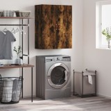 vidaXL Dulap montat pe perete, stejar fumuriu, 69,5x34x90 cm