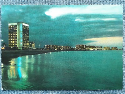 644 - Mamaia - In amurg / Vedere, carte postala Kruger foto