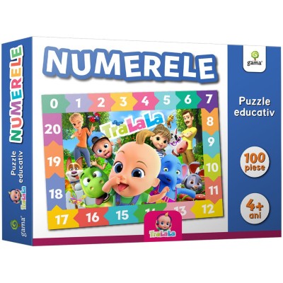 Numerele/Puzzle educativ TraLaLa foto