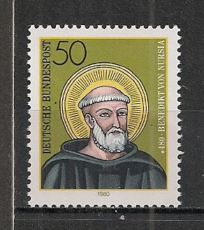 Germania.1980 1500 ani nastere Sf.Benedict din Nursia MG.471 foto