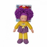 Papusa cu par violet, Dollz n More, Rainbow, 35 cm