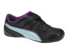 Pantofi sport fete Puma Talulla Glamm V, black-blue-grape, 24