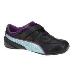 Puma Talulla Glamm V Kids - black-blue-grape - 24