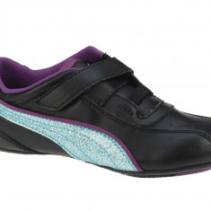 Puma Talulla Glamm V Kids - black-blue-grape - 26