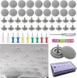 Set 60 capse pentru reconditionare tapiterie/plafon auto cu instrument de instalare