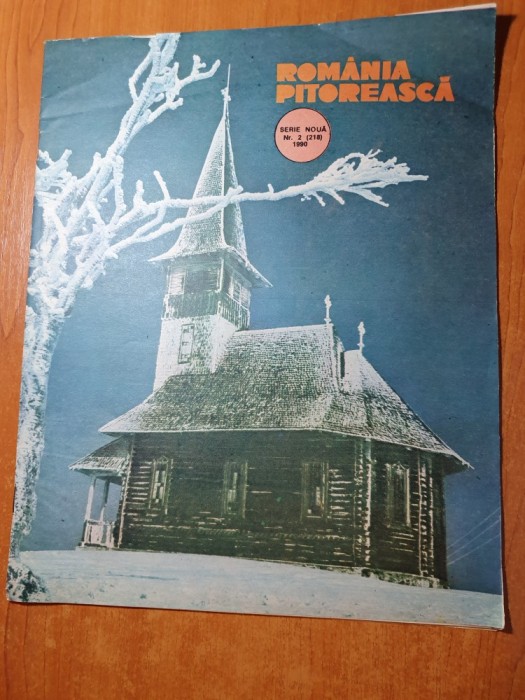 revista romania pitoreasca februarie 1990-art. despre revolutie,delta dunarii