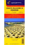 Coasta Bulgariei si Romaniei. Harta turistica si rutiera