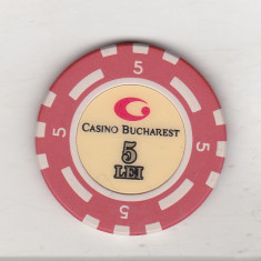 bnk sc Jeton Casino Bucharest 5 Lei