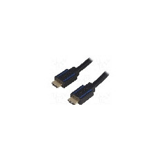 Cablu HDMI - HDMI, din ambele par&#355;i, HDMI mufa, 7.5m, negru, LOGILINK - CHB007