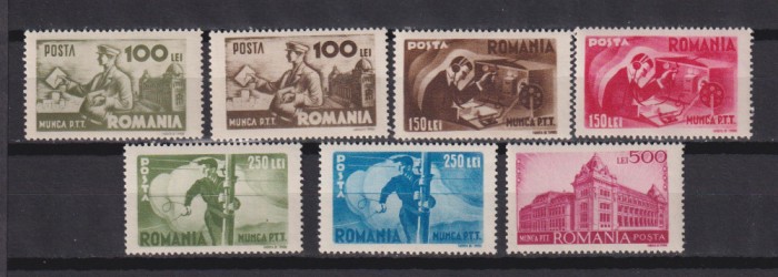 MUNCA P.T.T. 1945 LP. 174 MNH