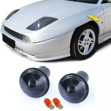 Indicator lateral din sticla clara cu fum negru, potrivit pentru Fiat Coupe 175 94-00 Performance AutoTuning