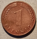 1 pfenning Germania - 1949-1950 G, Europa