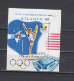 M1 TX8 3 - 1995 - Concursurile preolimpice Atlanta - colita dantelata, Sport, Nestampilat