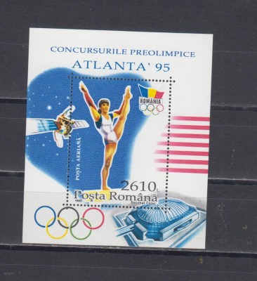 M1 TX8 3 - 1995 - Concursurile preolimpice Atlanta - colita dantelata foto