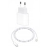 Incarcator Fast Charge 20W si Cablu de Date Fast Charge 1M Type-C-Lightning, ADGO, Compatibil cu Apple iPhone 14 / 14 Pro / 14 Pro Max / 13 / 13 Pro /