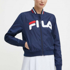 Fila geaca bomber Larkana femei, culoarea albastru marin, de tranzitie, FAW0758