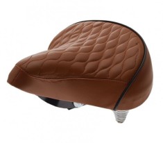 Sa bicicleta cu arcuri, model clasic, culoare maro Cod:AWR2075BR