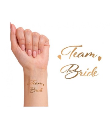 Set tatuaje GoGirls pentru petrecerea burlacitelor roz auriu 16 elemente foto
