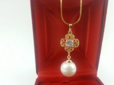 Colier Pearl Crystal foto