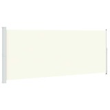 Cumpara ieftin Copertina laterala retractabila de terasa, crem, 200 x 514 cm