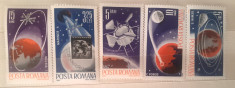 Romania 1965 LP 619 Cosmonautica II, serie 5v. Nestaampilata mnh foto