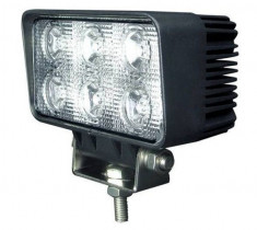 Proiector LED Auto Offroad 18W/12V-24V, 1320 Lumeni, Dreptunghiular foto