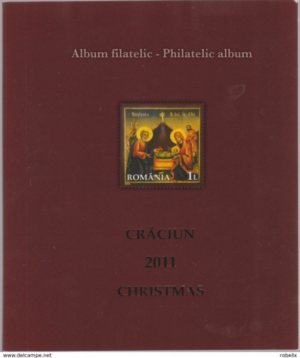 ROMANIA - 2011 CRACIUN - Album filatelic LP 1921b