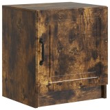 vidaXL Dulap de noapte Stejar fumuriu 43 x 34,5 x 47 cm Lemn prelucrat 895725