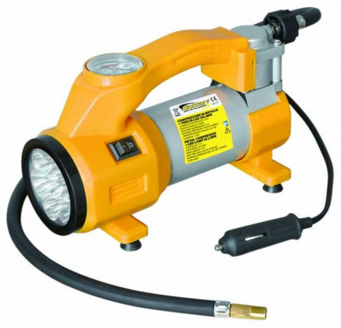 Compresor Auto cu Lanterna Bottari Air 35, 12V