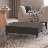 Cumpara ieftin Taburet, gri &icirc;nchis, 78x56x32 cm, catifea