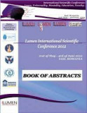 Working Papers Volume - LUMEN International Scientific Conference Logos, Universality, Mentality, Education, Novelty, 21 mai - 03 iunie 2012, Iasi, Ro