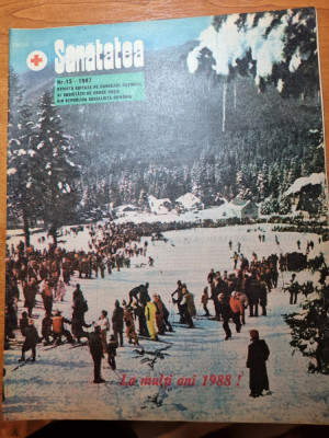 revista sanatatea decembrie 1987 foto