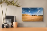 Tablou Canvas pe tema deșertului cald, artă murală modernă, 39 x 26 cm, CMCLASS