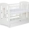 Patut copii lemn Cu Sertar SAFARI GIRAFFE Alb GreatGoods Plaything