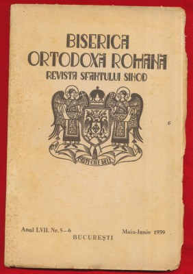 &amp;quot;Al doilea Patriarh&amp;quot; BOR - 1939 foto