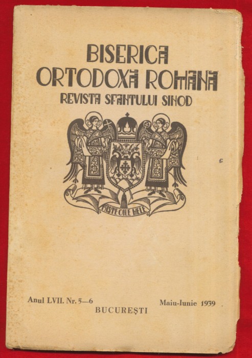 &quot;Al doilea Patriarh&quot; BOR - 1939
