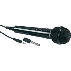 Microfon dinamic unidirectional cu adaptor audio Jack 3.5 mm si Jack 6.3 mm