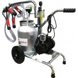 Cumpara ieftin Aparat de Muls Vaci Gardelina 140 AL PC, 40L Aluminiu, 1 Post, 8 bovine/ora, Pahare Plastic, 180 l/min